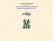 Tablet Screenshot of mianba.de